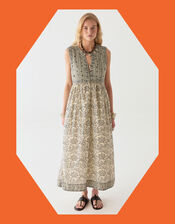 Maison Hotel Eugenie Midi Dress, Multi (MULTI), large
