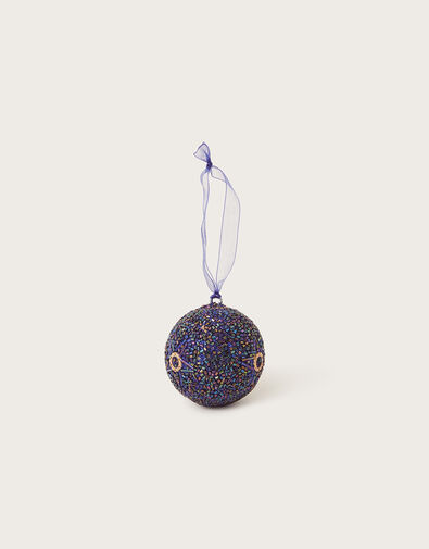 Shellac Bauble , Blue (NAVY), large