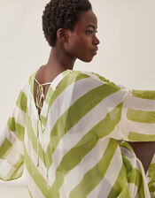 Sorcha Chevron Stripe Kaftan Dress, , large