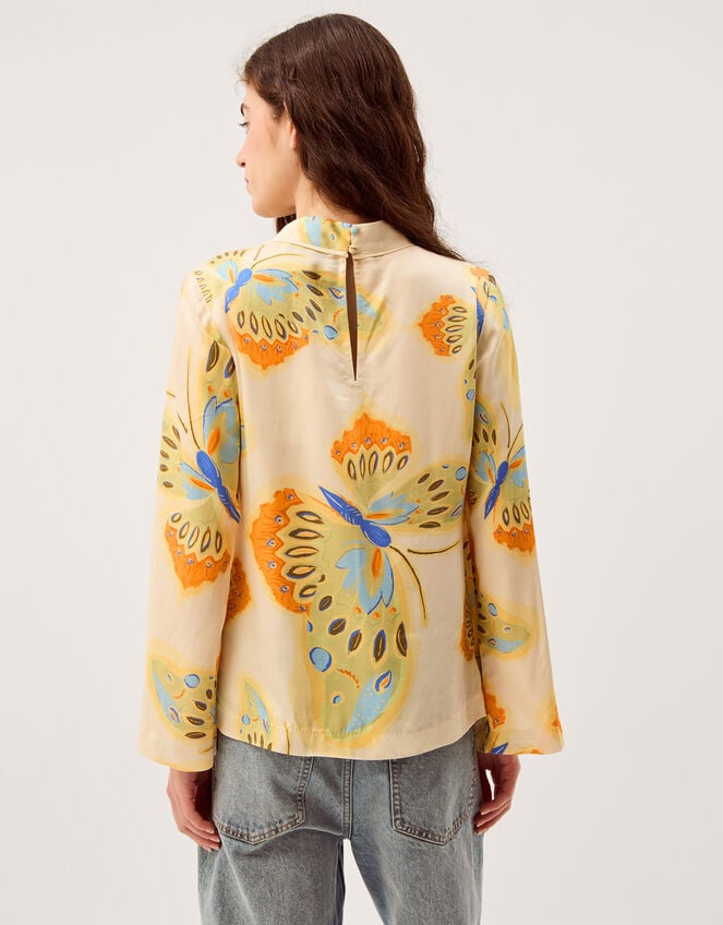 Clemence Aurelie Butterfly Top, Ivory (IVORY), large