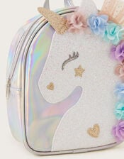 Una Unicorn Ruffle Backpack, , large