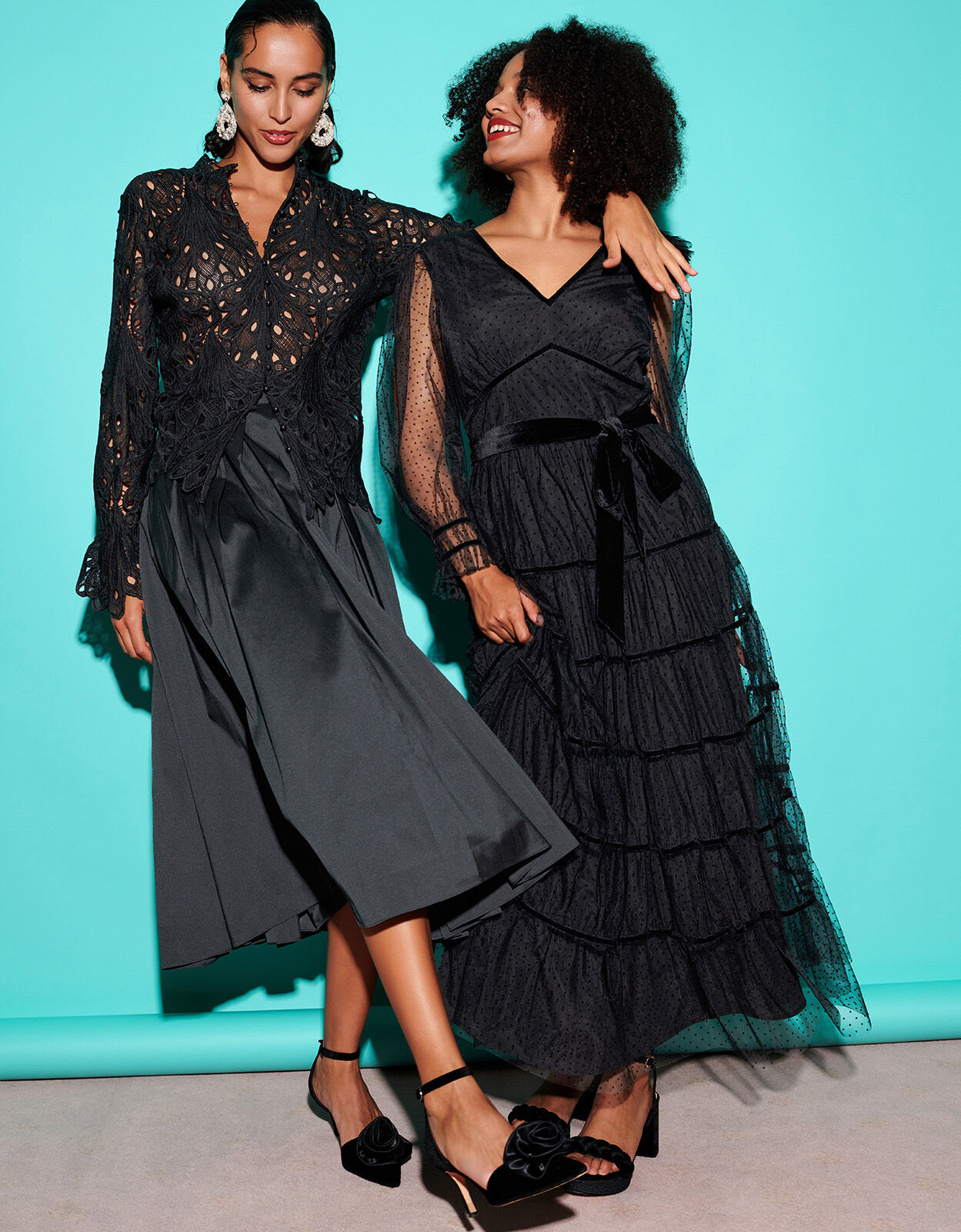 Cybil Lace Blouse Black