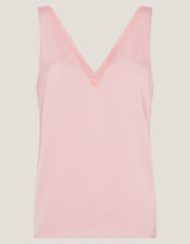 Heidi Satin Cami Top, Pink (BLUSH), large