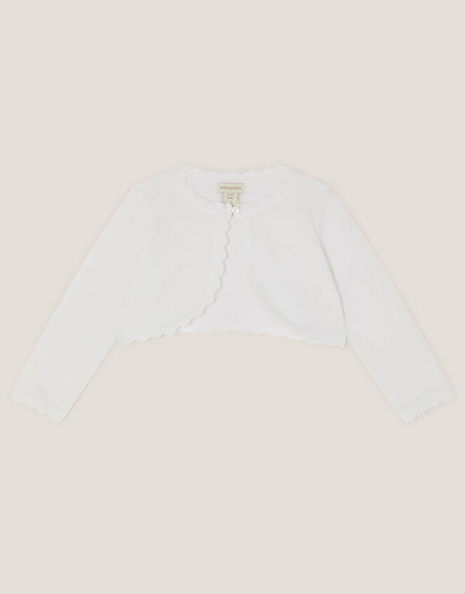 Baby Maeve Cardigan, Ivory (IVORY), large