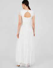 Simone Bridal Maxi Dress, Ivory (IVORY), large