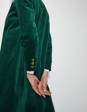 Amalia Velvet Coat, Teal (TEAL), large