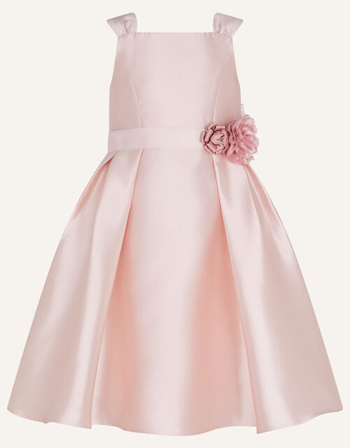 Audrey Duchess Twill Bridesmaid Dress, Pink (PINK), large