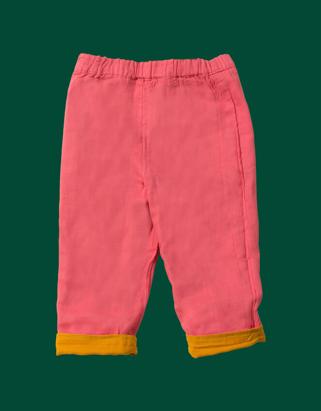 Little Green Radicals Day After Day Reversible Trousers, Yellow (YELLOW), large