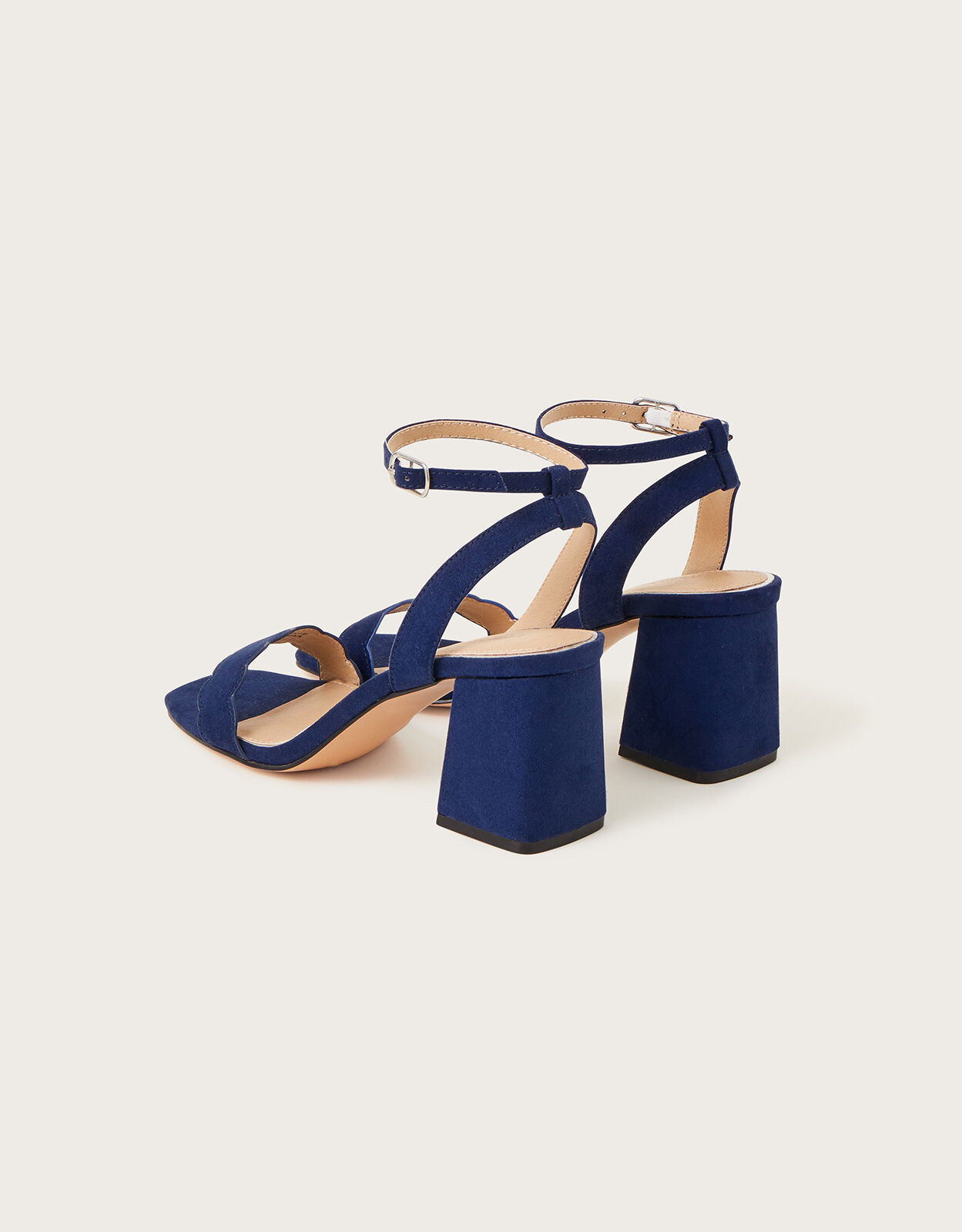 Womens blue heeled 2025 sandals
