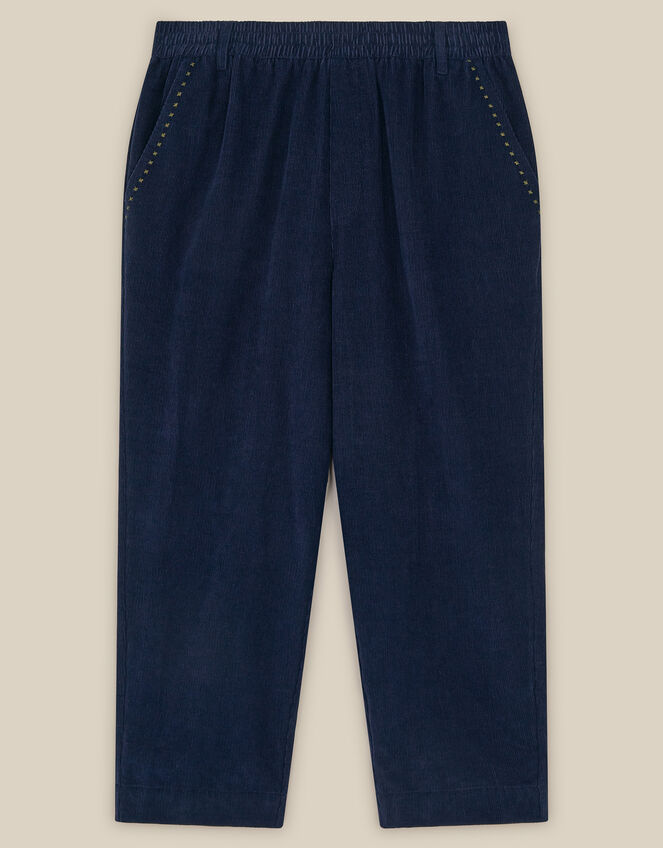 East Miriam&nbsp;Tapered Corduroy Trousers, Blue (NAVY), large