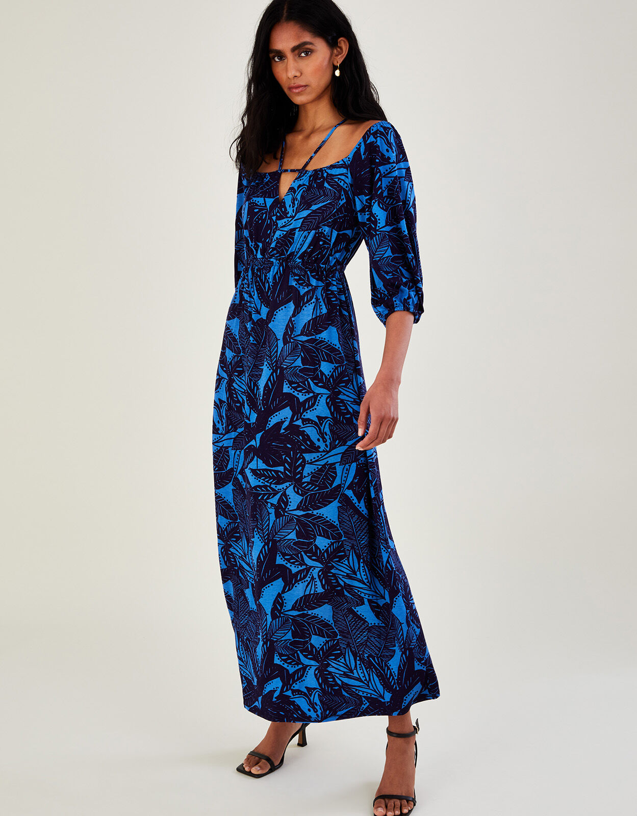 Monsoon lucy print bardot dress 2025