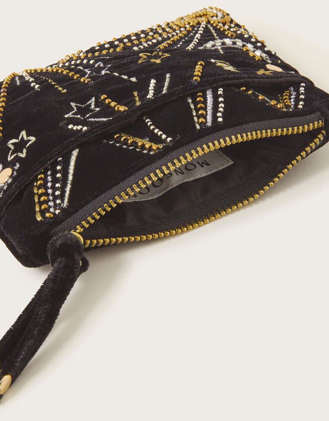 Velvet Embellished Purse, , large