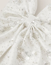 Sparkle Bow Hair Clip, , large