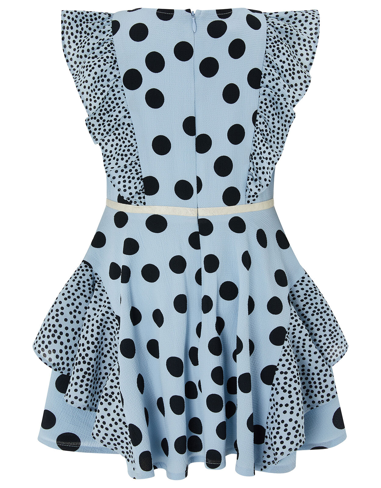 monsoon blue spot dress