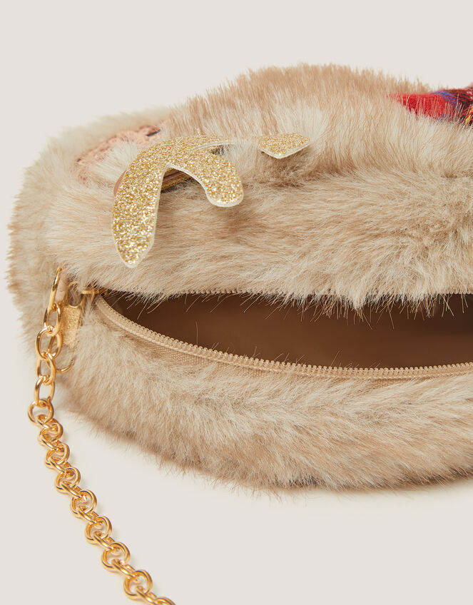 Fluffy Reindeer Bag, , large