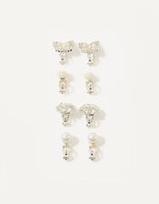 Pearl Clip On Earring Set, , large