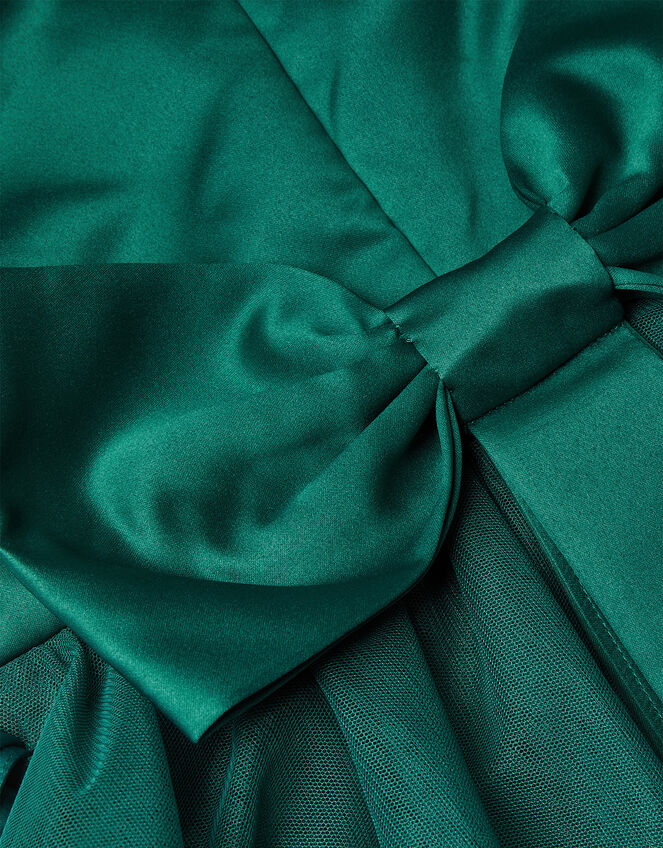 Tulle Bridesmaid Dress, Green (DARK GREEN), large