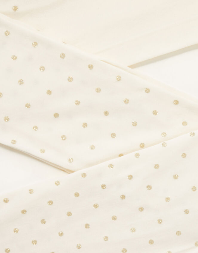 Spot Glitter Tights, Gold (GOLD), large