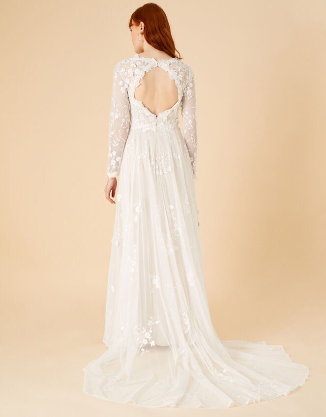 Sue Embellished Bridal Maxi Dress, Ivory (IVORY), large