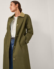 Lucy Trench Coat, Green (KHAKI), large