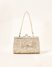 Mixed Glitter Bow Mini Bag, , large