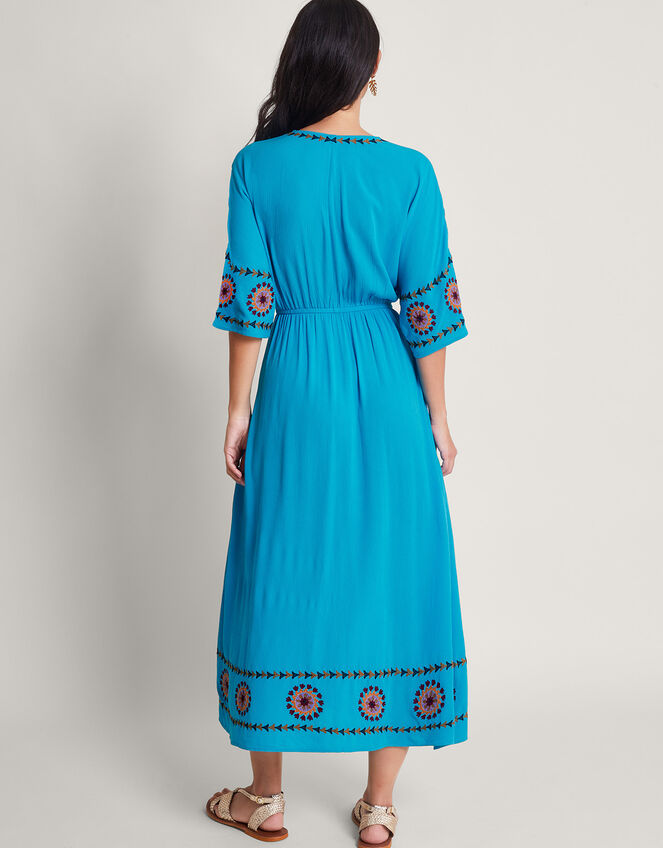 Lexi Geometric Dress, Blue (BLUE), large