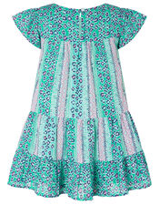 Mischa Leopard Print Tunic and Leggings Set, Green (GREEN), large