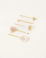 Pretty Mini Hair Grips 5 Pack, , large