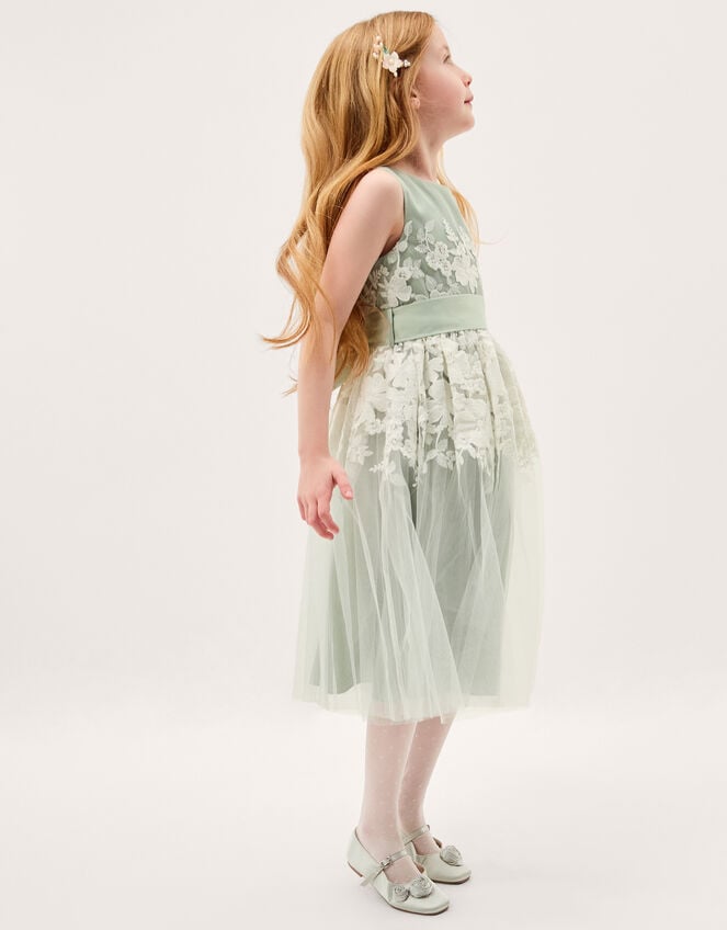 Felicity Floral Embroidered Mesh Dress