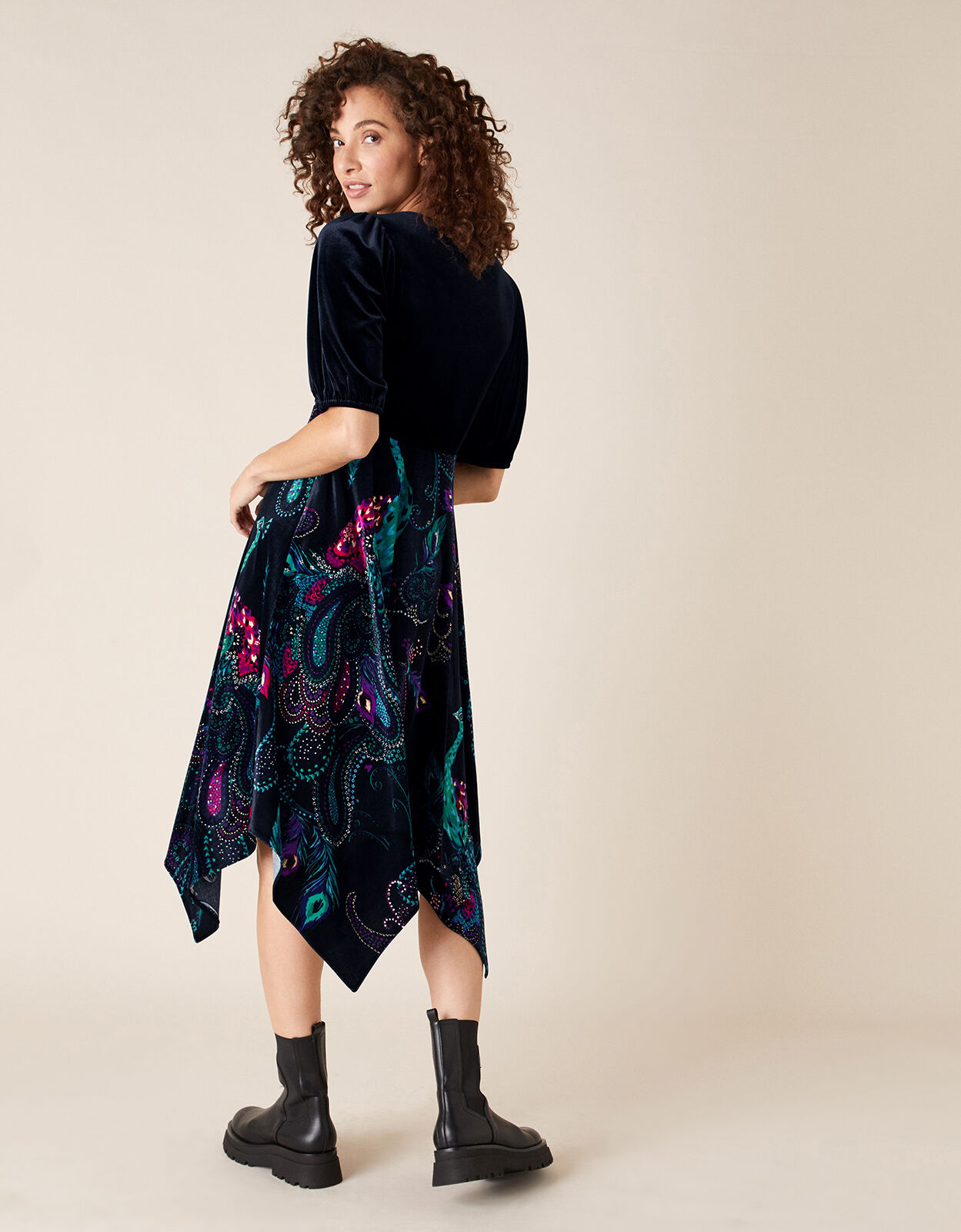 Monsoon sales peacock dress