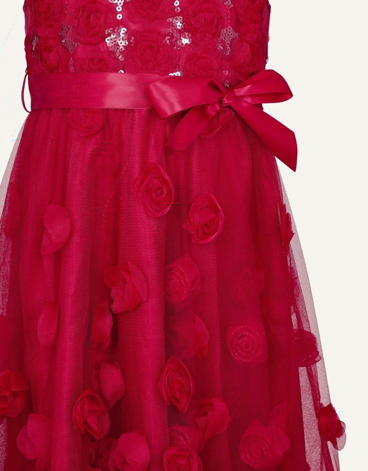 Monsoon girls red dress hotsell