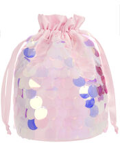 Mermaid Sequin Pouch Bag, , large