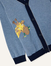 Giraffe Cardigan, Blue (BLUE), large