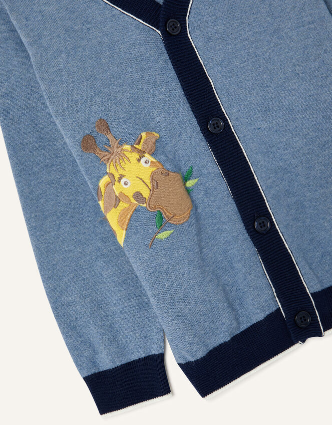 Giraffe Cardigan, Blue (BLUE), large