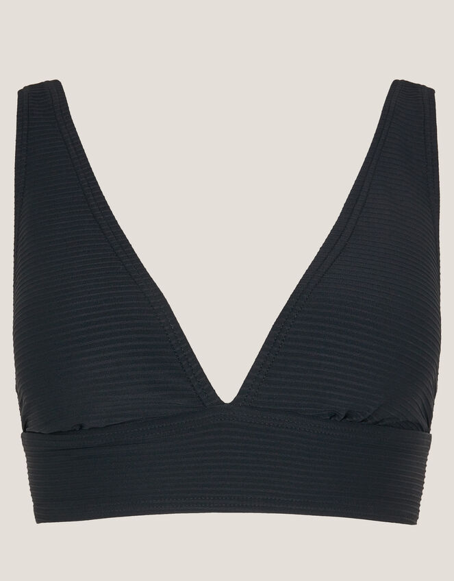 Kina Triangle Bikini Top, Black (BLACK), large