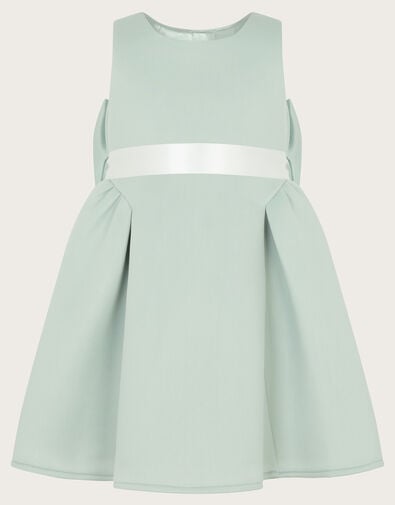 Baby Molly Scuba Bridesmaid Dress, Green (SAGE), large