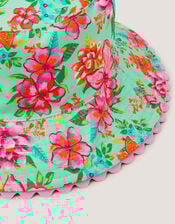 Tropical Flower Reversible Bucket Hat, Multi (MULTI), large