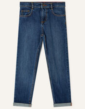James Straight Leg Jeans, Blue (NAVY), large