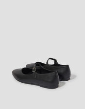 Crista Mary Jane Ballet Flats, Black (BLACK), large