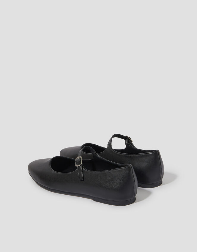 Crista Mary Jane Ballet Flats, Black (BLACK), large