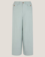 Ciara Cropped Wide Leg Jeans, Blue (PALE BLUE), large