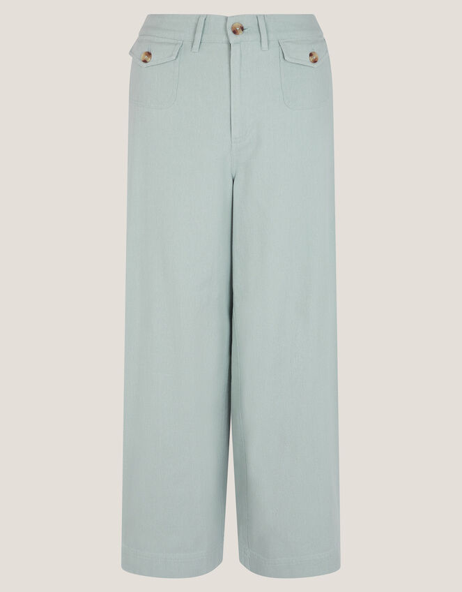 Ciara Cropped Wide Leg Jeans, Blue (PALE BLUE), large