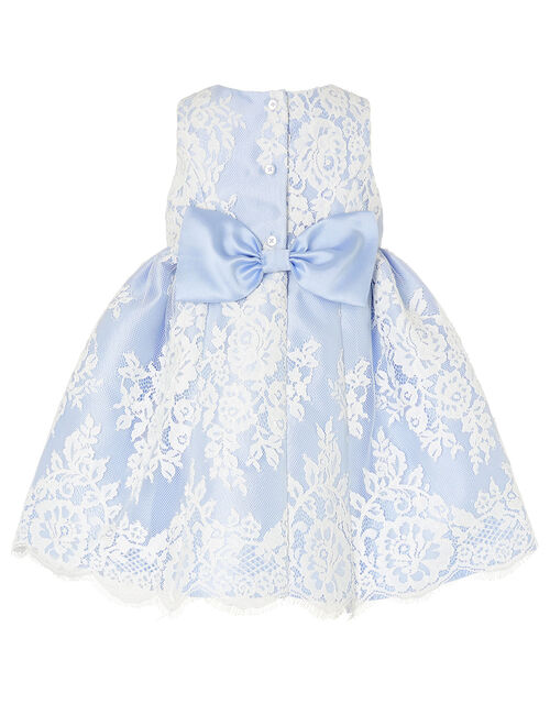 Baby Lace Dress Blue Baby Girl Dresses Monsoon UK.