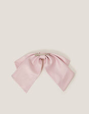 Waterfall Bow Hair Clip, Pink (PINK), large
