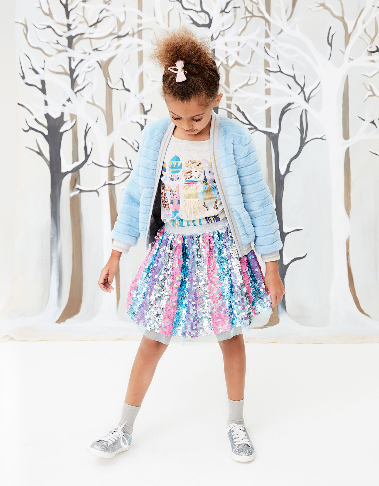 Sequin top skirt child
