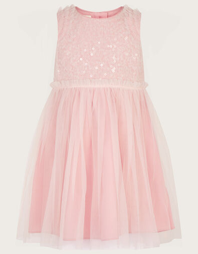Baby Priscilla Sequin Dress, Pink (PINK), large