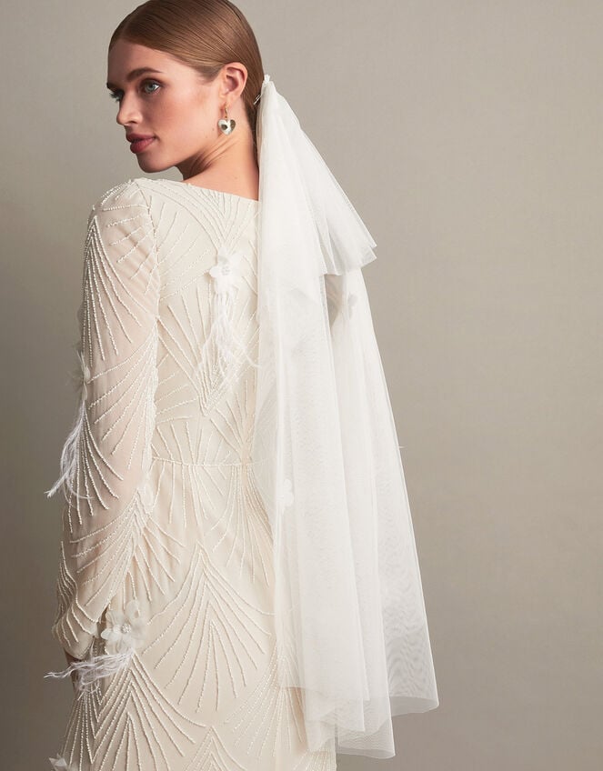 Daisy Embellished Bridal Veil