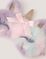Fluffy Unicorn Eye Mask, , large