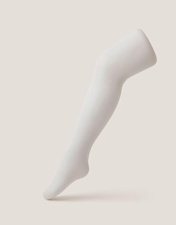 Butterfly Lace Tights, Ivory (IVORY), large