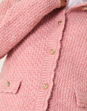 Suki Stitch Cardigan, Pink (PINK), large